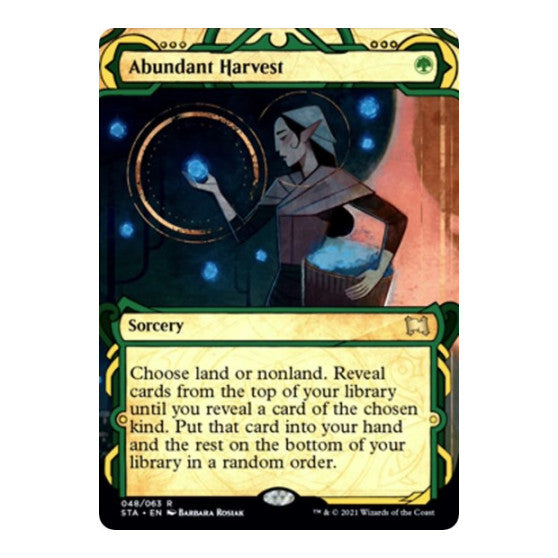 Abundant Harvest (STA) #48 Rare (Lightly Played) Strixhaven: Mystical Archive Magic: The Gathering: 2021