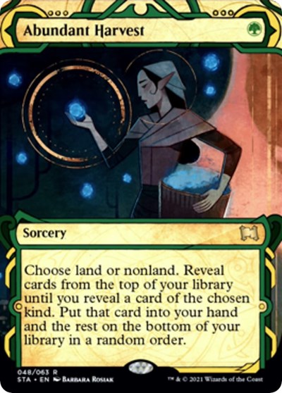 Abundant Harvest (STA) #48 Rare (Lightly Played) Strixhaven: Mystical Archive Magic: The Gathering: 2021