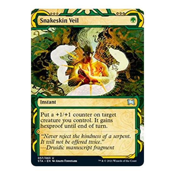 Snakeskin Veil (STA) #57 Uncommon Strixhaven: Mystical Archive Magic: The Gathering: 2021