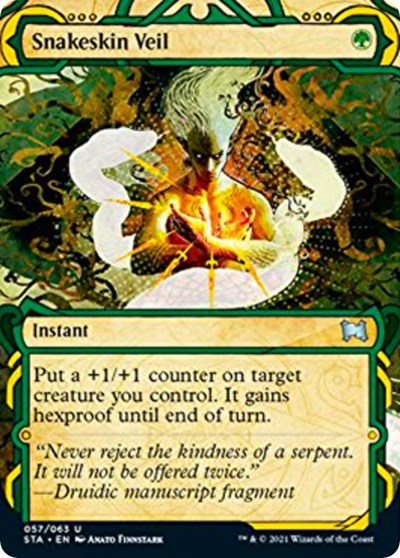 Snakeskin Veil (STA) #57 Uncommon (Near Mint) Strixhaven: Mystical Archive Magic: The Gathering: 2021