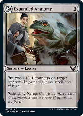 Expanded Anatomy (STX) #2 Common (Lightly Played) Strixhaven: School of Mages Magic: 2021