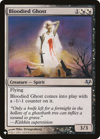 Bloodied Ghost (LIST) #EVE-83 Uncommon (Lightly Played) The List Reprints Magic: The Gathering: 2026