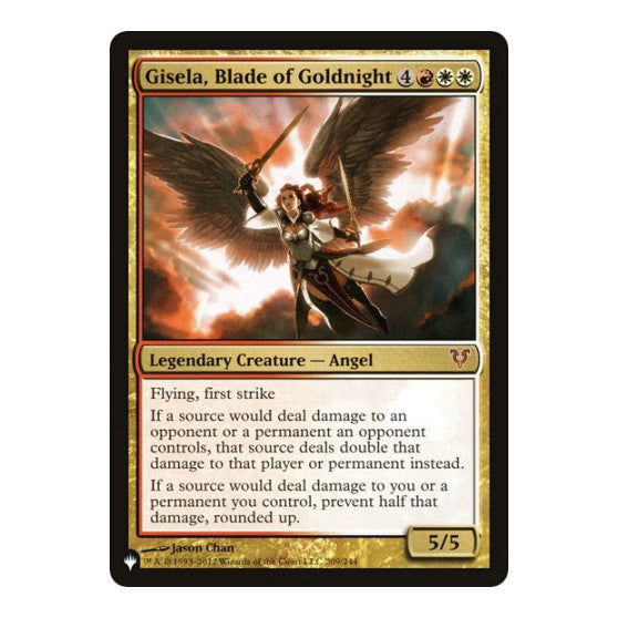 Gisela, Blade of Goldnight (LIST) #209/244 Mythic Rare (Lightly Played) The List Reprints Magic: The Gathering: 2026