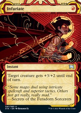 Infuriate (STA) #41 Uncommon (Lightly Played) Strixhaven: Mystical Archive Magic: The Gathering: 2021