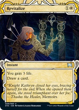 Revitalize (STA) #9 Uncommon (Lightly Played) Strixhaven: Mystical Archive Magic: The Gathering: 2021