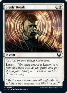 Study Break (STX) #34 Common Strixhaven: School of Mages Magic: The Gathering: 2021