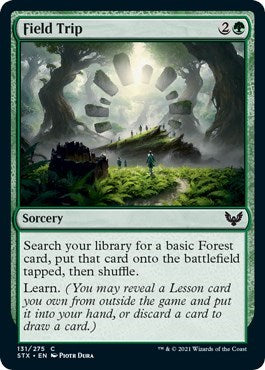 2021 Magic: Strixhaven: School of Mages (STX) - Field Trip (#131, Common)