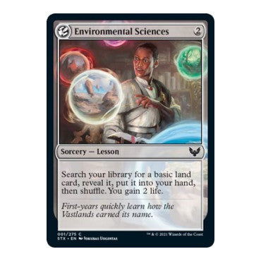 Environmental Sciences (STX) #1 Common Strixhaven: School of Mages Magic: The Gathering: 2021