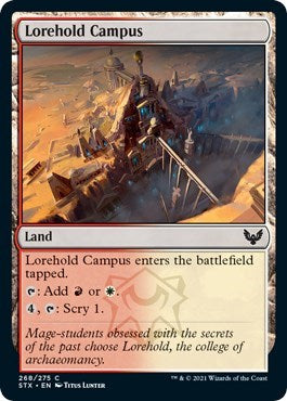 Lorehold Campus (STX) #268 Common (Lightly Played) Strixhaven: School of Mages Magic: The Gathering: 2021