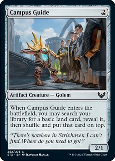 Campus Guide (STX) #252 Common Strixhaven: School of Mages Magic: The Gathering: 2021
