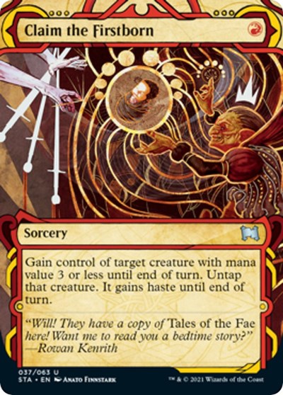 2021 Magic: Strixhaven: Mystical Archive (STA) - Claim the Firstborn (#37, Uncommon) (Lightly Played)
