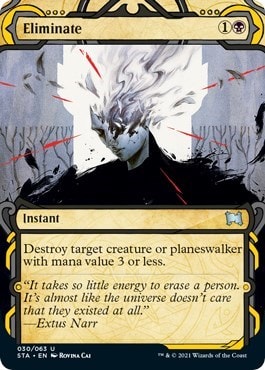 Eliminate (STA) #30 Uncommon (Lightly Played) Strixhaven: Mystical Archive Magic: The Gathering: 2021
