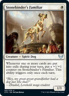 Stonebinders Familiar (STX) #31 Uncommon (Lightly Played) Strixhaven: School of Mages Magic: The Gathering: 2021