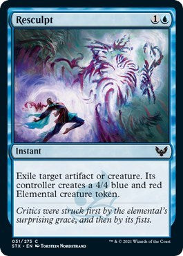 Resculpt (STX) #51 Common (Lightly Played) Strixhaven: School of Mages Magic: The Gathering: 2021