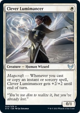 Clever Lumimancer (STX) #10 Uncommon (Lightly Played) Strixhaven: School of Mages Magic: The Gathering: 2021