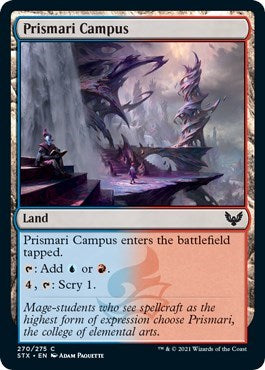 Prismari Campus (STX) #270 Common (Lightly Played) Strixhaven: School of Mages Magic: The Gathering: 2021