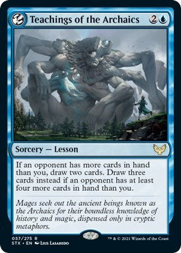 Teachings of the Archaics (STX) #57 Rare Strixhaven: School of Mages Magic: The Gathering: 2021