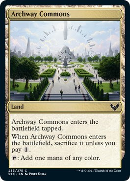 Archway Commons (STX) #263 Common Strixhaven: School of Mages Magic: The Gathering: 2021