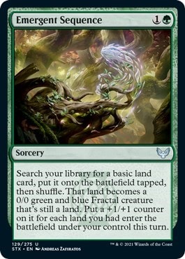 Emergent Sequence (STX) #129 Uncommon (Lightly Played) Strixhaven: School of Mages Magic: The Gathering: 2021