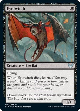 Eyetwitch (STX) #70 Uncommon (Lightly Played) Strixhaven: School of Mages Magic: The Gathering: 2021