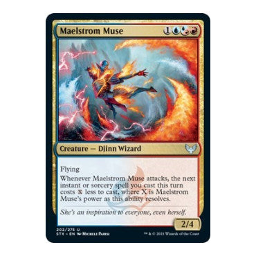 Maelstrom Muse (STX) #202 Uncommon (Lightly Played) Strixhaven: School of Mages Magic: The Gathering: 2021