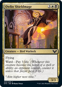 Owlin Shieldmage (STX) #210 Common (Lightly Played) Strixhaven: School of Mages Magic: 2021