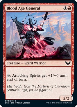 Blood Age General (STX) #93 Common (Lightly Played) Strixhaven: School of Mages Magic: The Gathering: 2021
