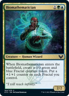 Biomathematician (STX) #164 Common Strixhaven: School of Mages Magic: The Gathering: 2021