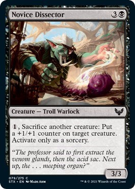 Novice Dissector (STX) #79 Common (Lightly Played) Strixhaven: School of Mages Magic: The Gathering: 2021
