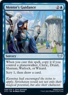 Mentors Guidance (STX) #46 Uncommon (Lightly Played) Strixhaven: School of Mages Magic: The Gathering: 2021