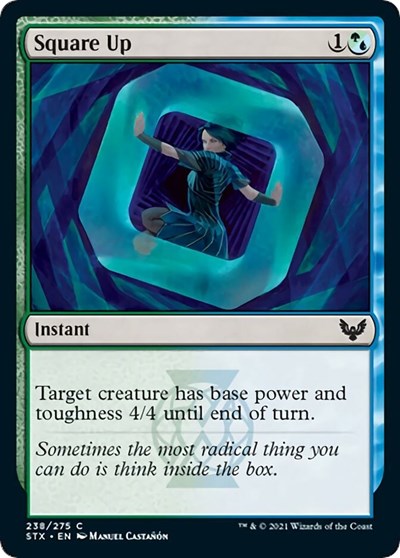Square Up (STX) #238 Common Strixhaven: School of Mages Magic: The Gathering: 2021
