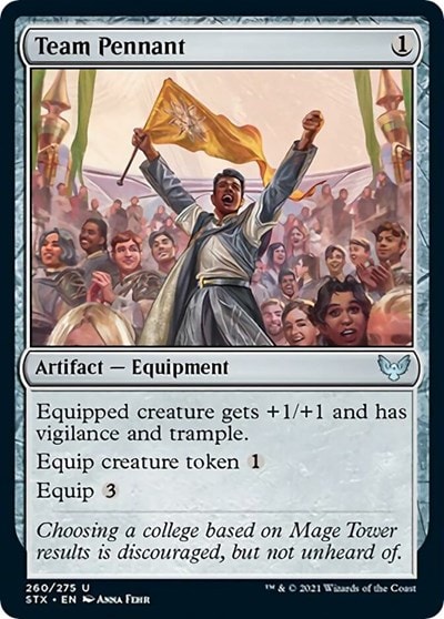 Team Pennant (STX) #260 Uncommon (Lightly Played) Strixhaven: School of Mages Magic: The Gathering: 2021