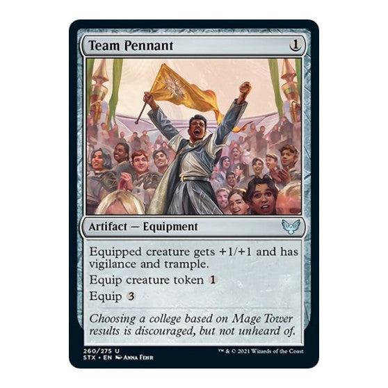 Team Pennant (STX) #260 Uncommon Strixhaven: School of Mages Magic: The Gathering: 2021