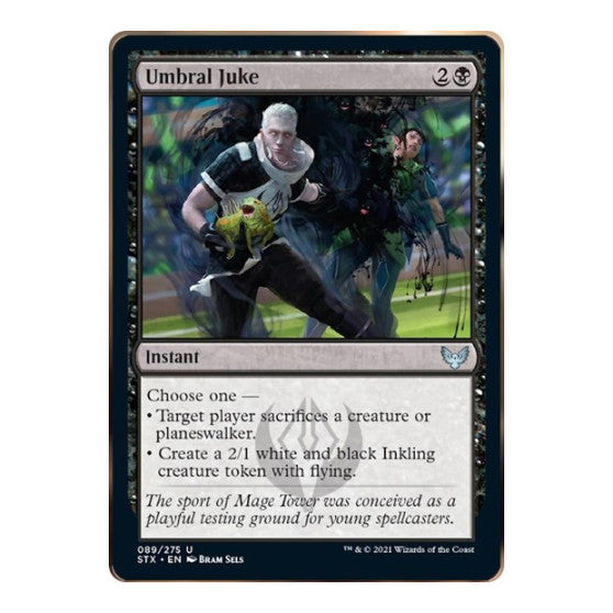 Umbral Juke (STX) #89 Uncommon (Foil Lightly Played) Strixhaven: School of Mages Magic: The Gathering: 2021