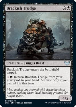 Brackish Trudge (STX) #65 Uncommon (Lightly Played) Strixhaven: School of Mages Magic: The Gathering: 2021