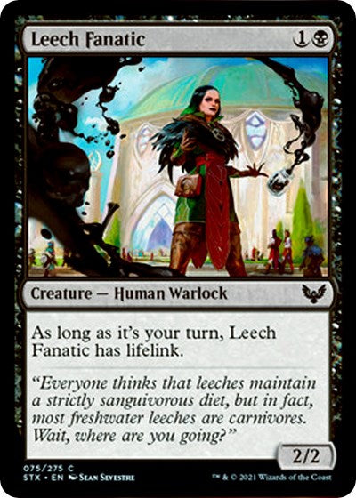 Leech Fanatic (STX) #75 Common (Lightly Played) Strixhaven: School of Mages Magic: The Gathering: 2021