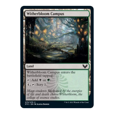 Witherbloom Campus (STX) #275 Common (Lightly Played) Strixhaven: School of Mages Magic: The Gathering: 2021