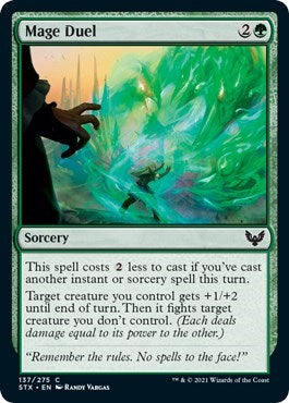 Mage Duel (STX) #137 Common (Lightly Played) Strixhaven: School of Mages Magic: 2021