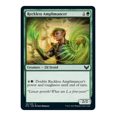 Reckless Amplimancer (STX) #141 Common Strixhaven: School of Mages Magic: The Gathering: 2021