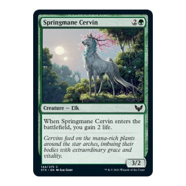 Springmane Cervin (STX) #144 Common Strixhaven: School of Mages Magic: The Gathering: 2021