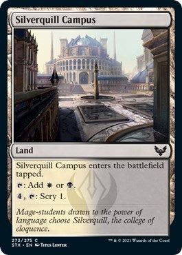 Silverquill Campus (STX) #273 Common (Lightly Played) Strixhaven: School of Mages Magic: The Gathering: 2021