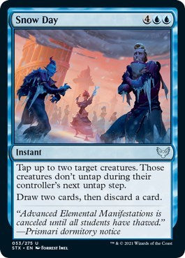Snow Day (STX) #53 Uncommon (Lightly Played) Strixhaven: School of Mages Magic: The Gathering: 2021
