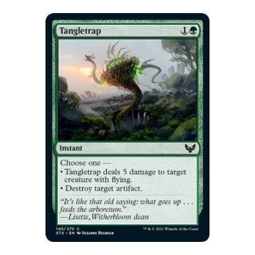 Tangletrap (STX) #145 Common Strixhaven: School of Mages Magic: The Gathering: 2021