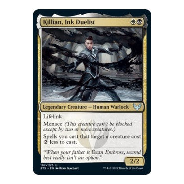 Killian, Ink Duelist (STX) #197 Uncommon (Lightly Played) Strixhaven: School of Mages Magic: The Gathering: 2021