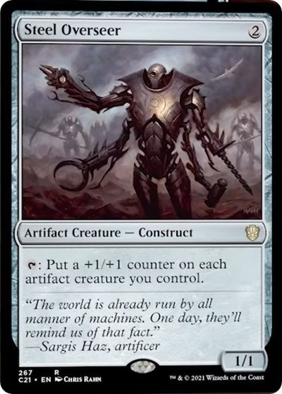 Steel Overseer (C21) #267 Rare (Lightly Played) Commander 2021 Magic: The Gathering: 2021