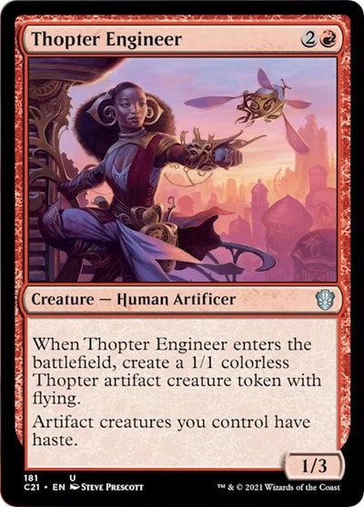 Thopter Engineer (C21) #181 Uncommon (Lightly Played) Commander 2021 Magic: The Gathering: 2021