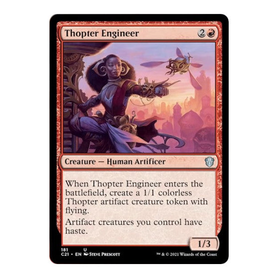 Thopter Engineer (C21) #181 Uncommon (Lightly Played) Commander 2021 Magic: The Gathering: 2021