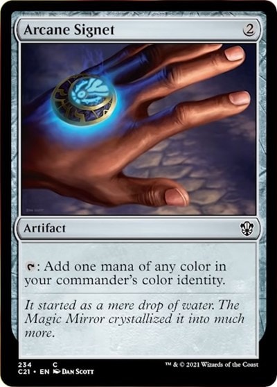 Arcane Signet (C21) #234 Common (Lightly Played) Commander 2021 Magic: The Gathering: 2021
