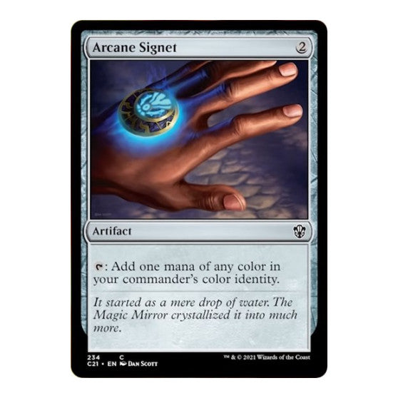 Arcane Signet (C21) #234 Common (Lightly Played) Commander 2021 Magic: The Gathering: 2021