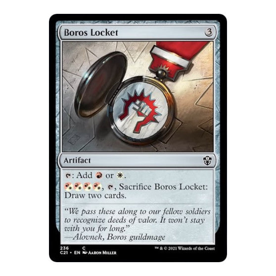 Boros Locket (C21) #236 Common (Lightly Played) Commander 2021 Magic: The Gathering: 2021